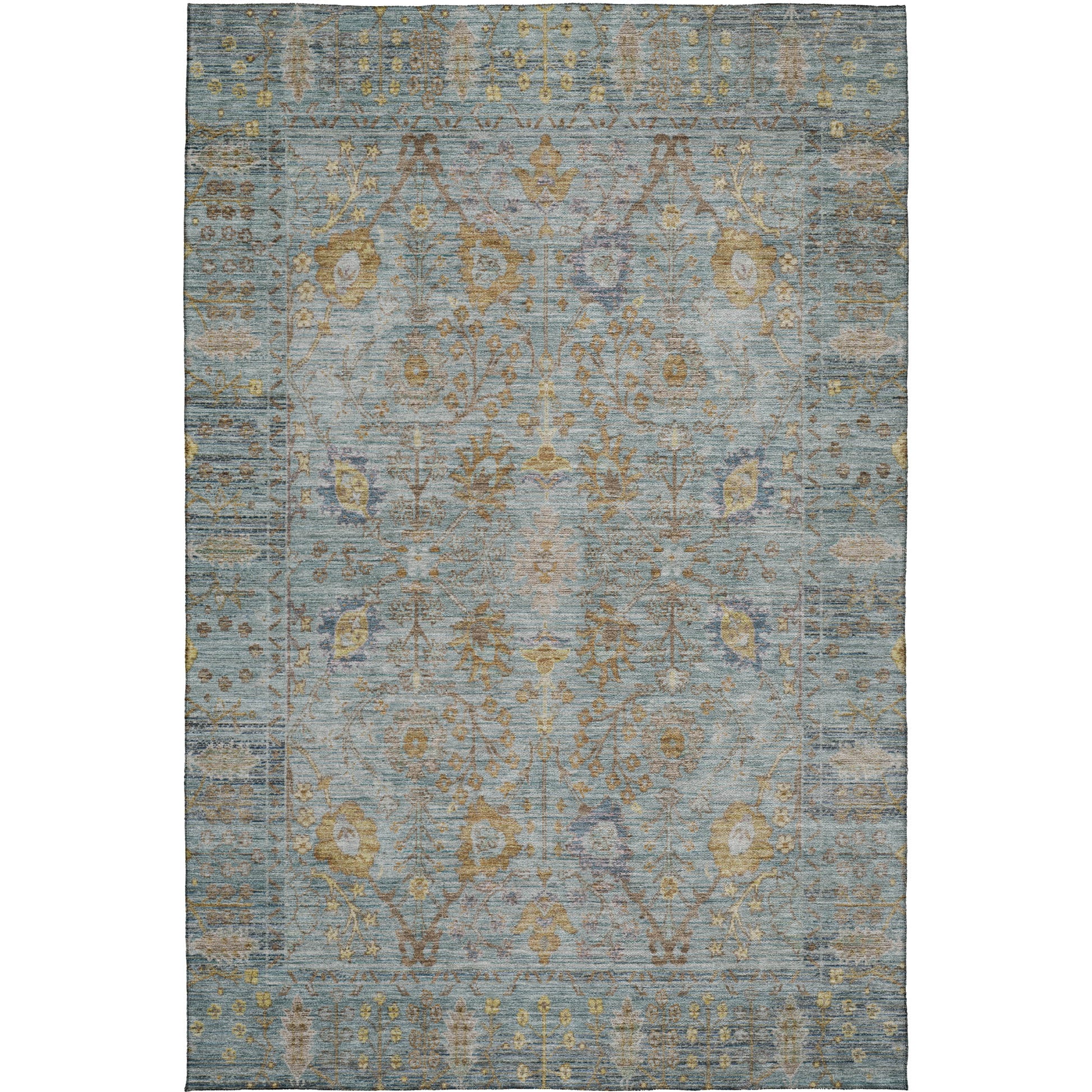 Dalyn Rugs Solace  Teal  traditional