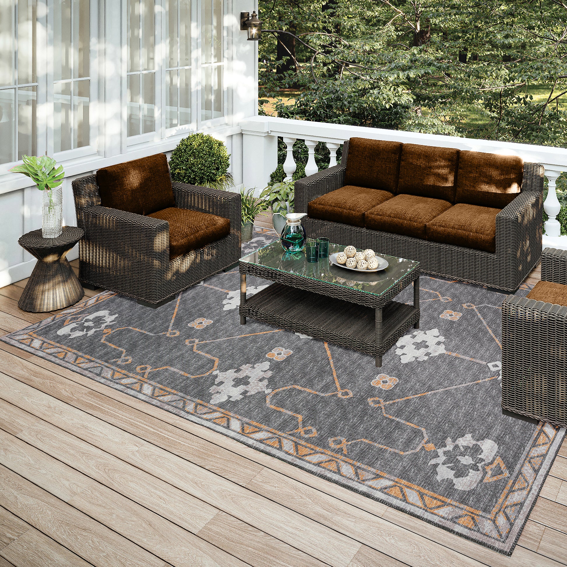 Dalyn Rugs Sedona  Charcoal  Transitional