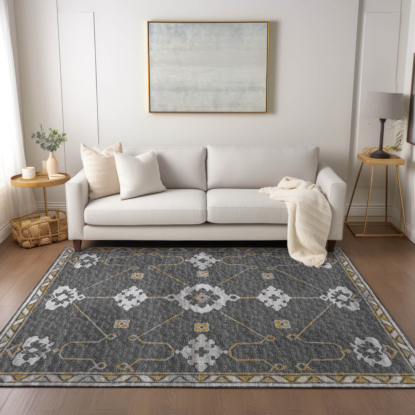 Dalyn Rugs Sedona  Charcoal  Transitional