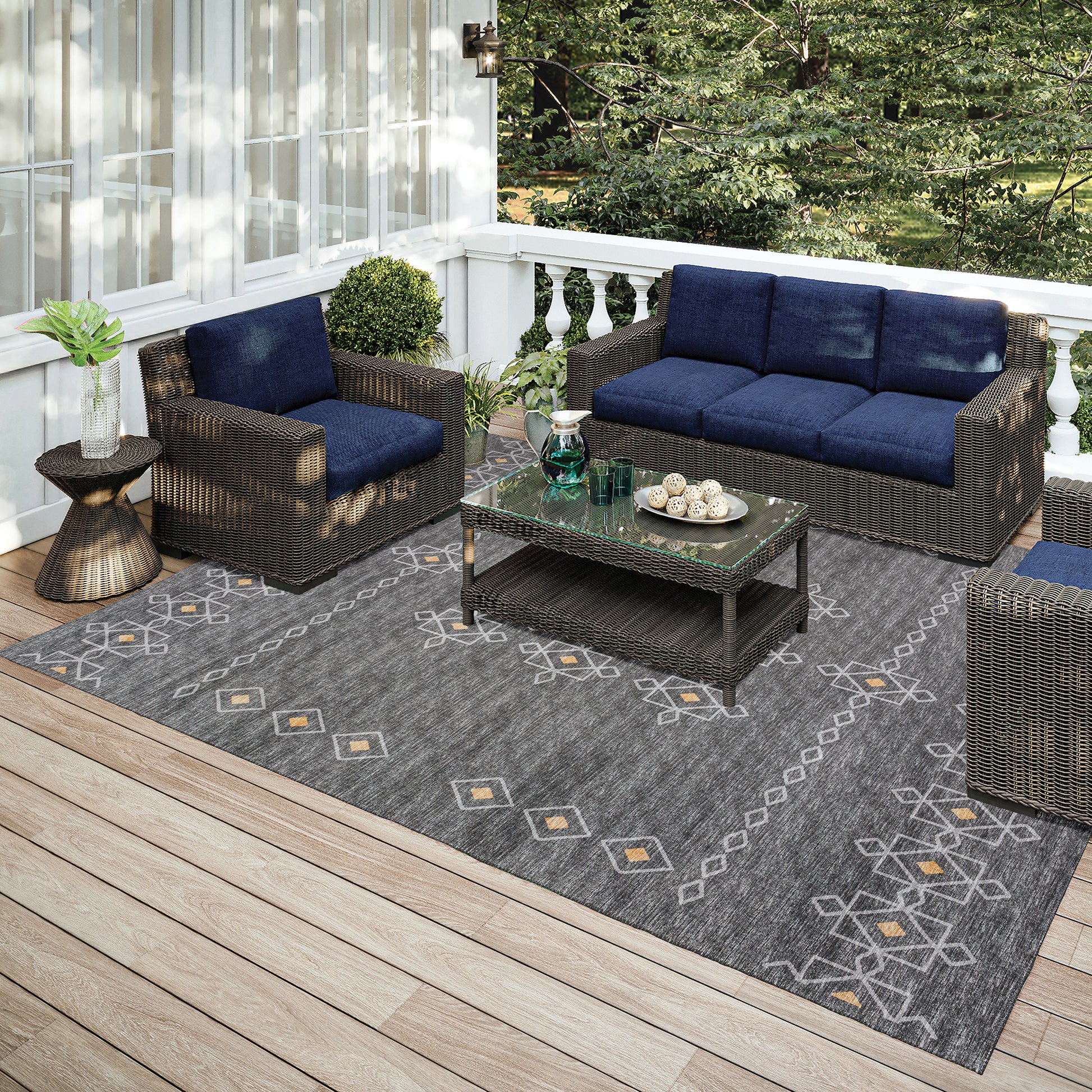 Dalyn Rugs Sedona  Charcoal  Transitional