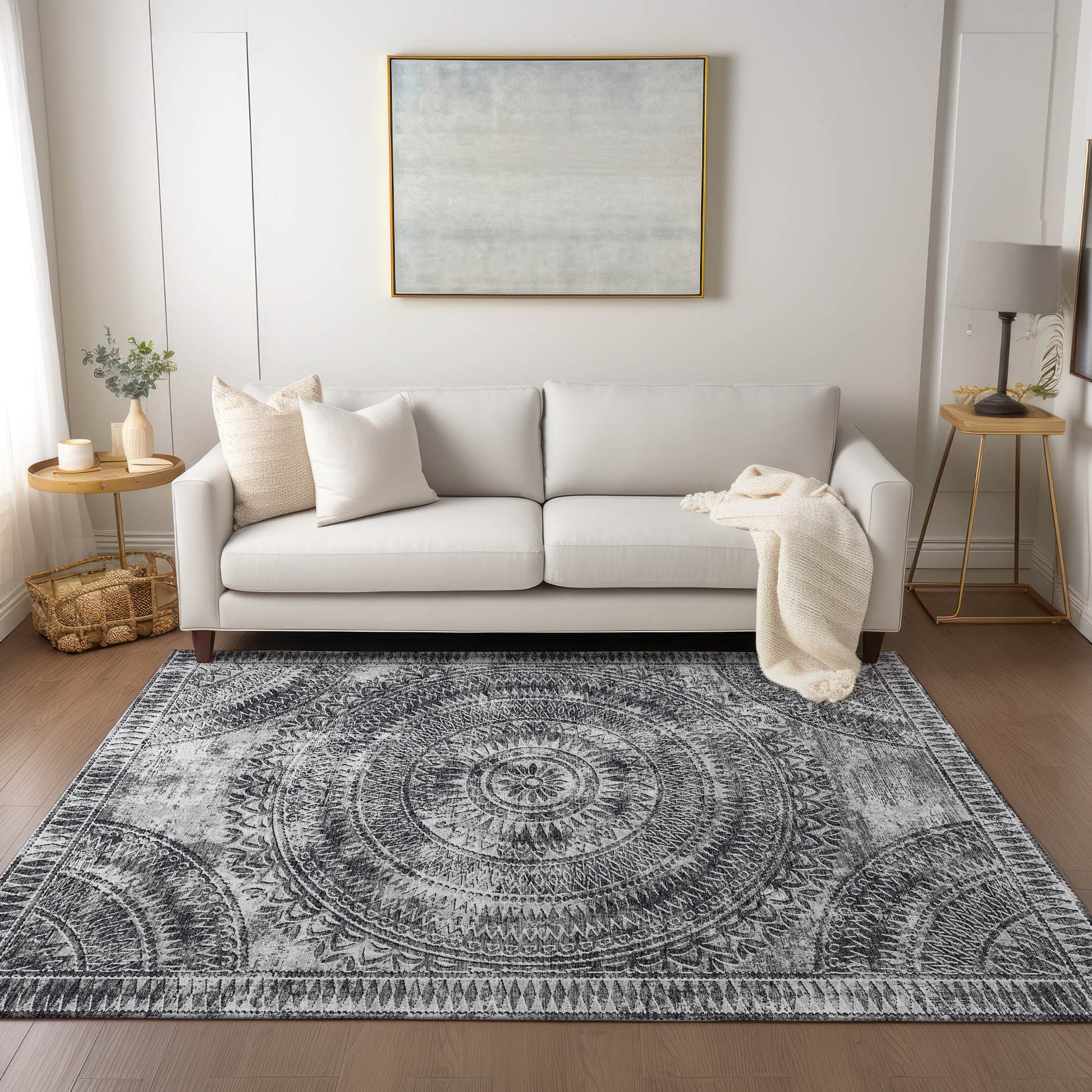 Dalyn Rugs Sedona  Pewter  Transitional