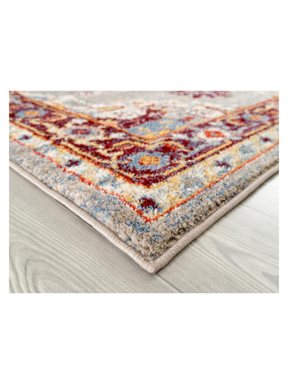 Limited Leighton LO - 557 Beige Maroon Traditional Machinemade Rug - Rugs - Limited - Atlanta Designer Rugs