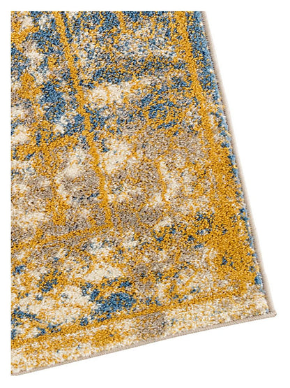 Limited Leighton LO - 552 Blue Gold Traditional Machinemade Rug - Rugs - Limited - Atlanta Designer Rugs