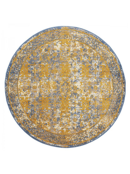 Limited Leighton LO - 552 Blue Gold Traditional Machinemade Rug - Rugs - Limited - Atlanta Designer Rugs
