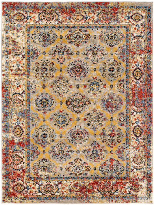 Limited Leighton LO - 556 Beige Multi Traditional Machinemade Rug - Rugs - Limited - Atlanta Designer Rugs