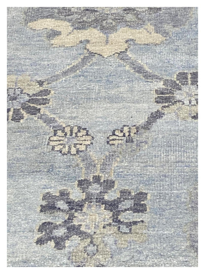 Artisan Uma Lt.Blue Transitional Knotted Rug - Rugs - Artisan - Atlanta Designer Rugs
