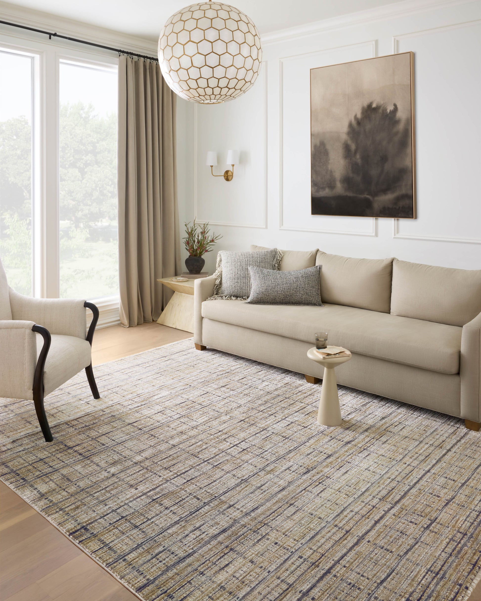 Loloi Soho  Pebble Charcoal Contemporary