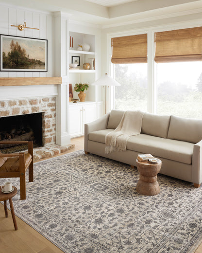 Loloi II Sorrento  Mist Charcoal Traditional