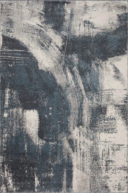 Loloi II Spirit  Indigo Ivory Contemporary