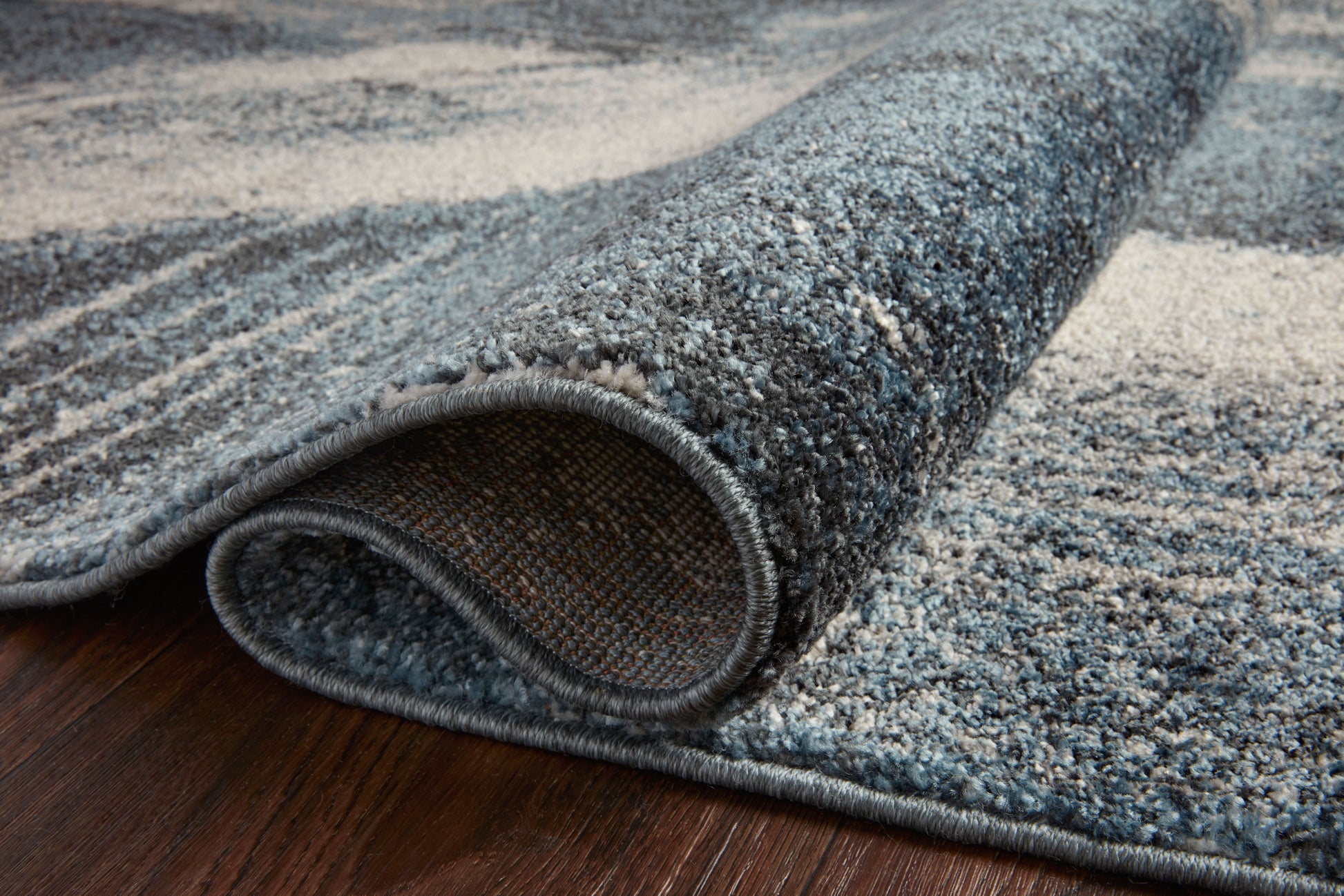 Loloi II Spirit  Indigo Ivory Contemporary