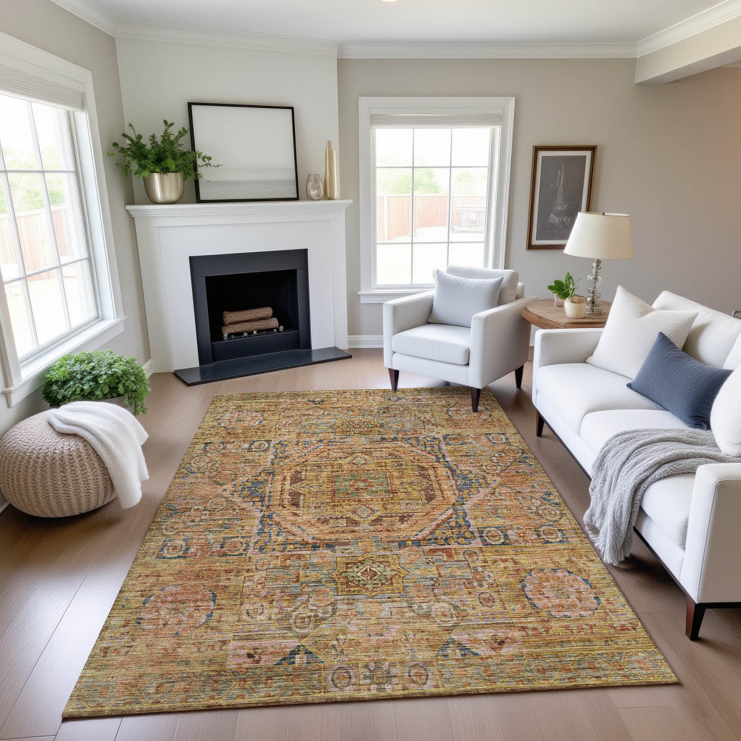 Dalyn Rugs Silk Road  Curry  Transitional