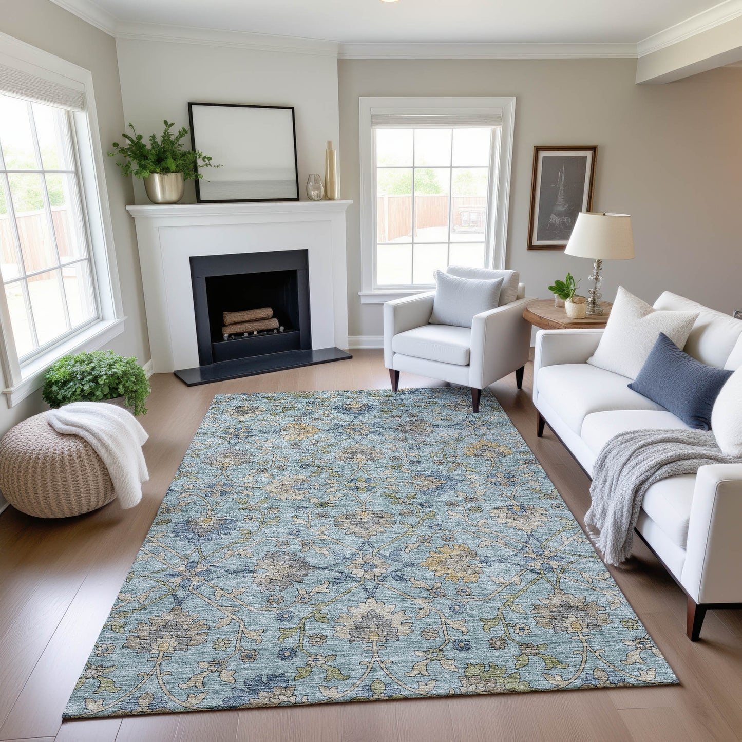 Dalyn Rugs Silk Road  Denim  Transitional