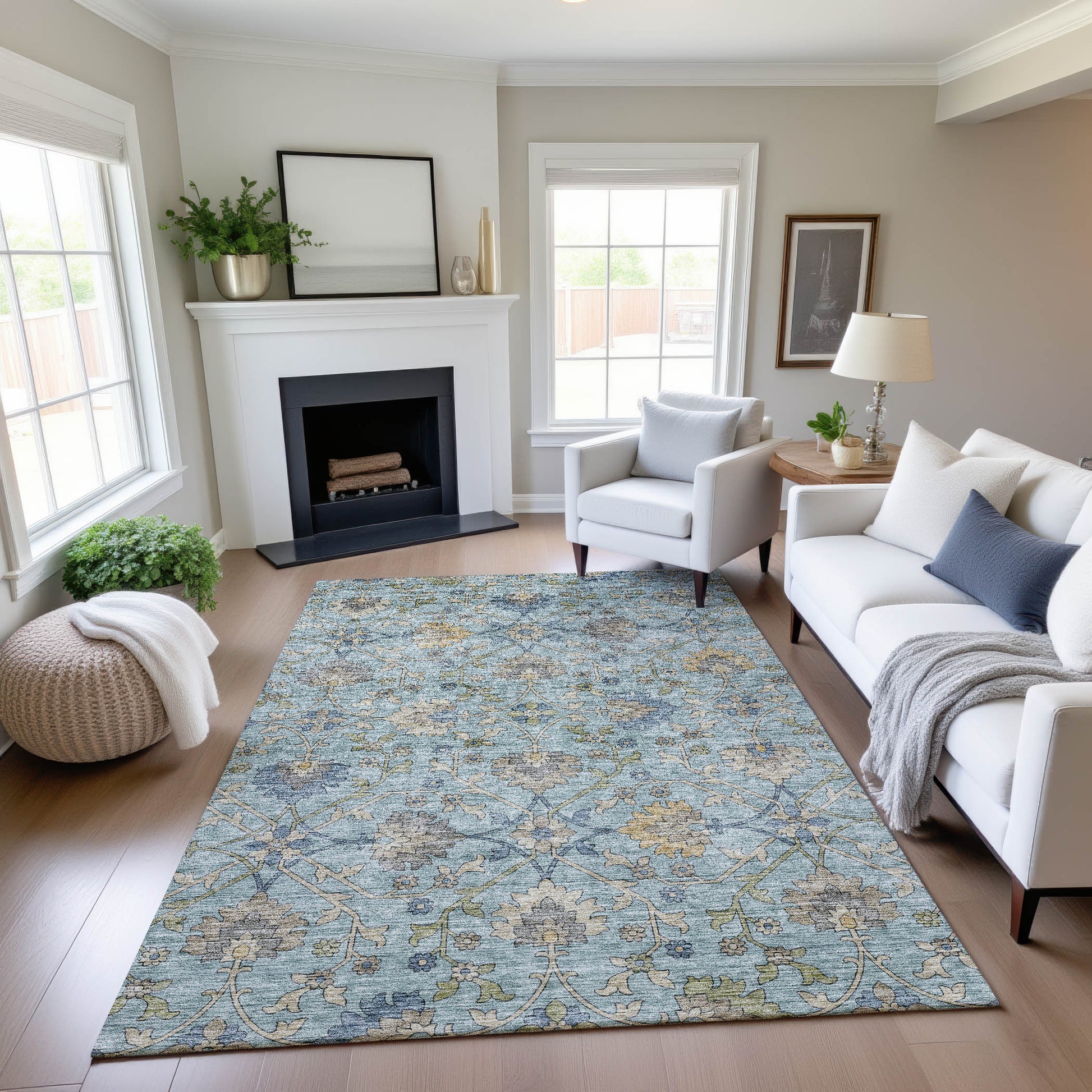 Dalyn Rugs Silk Road  Denim  Transitional