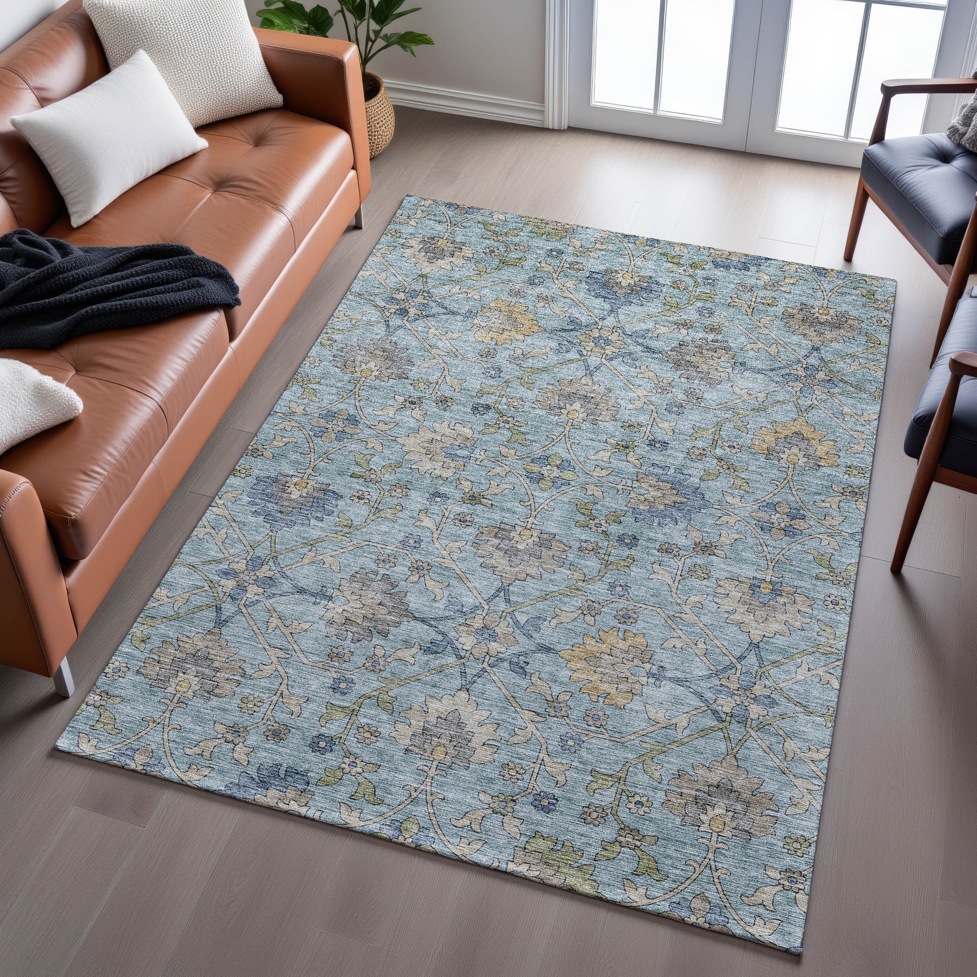 Dalyn Rugs Silk Road  Denim  Transitional