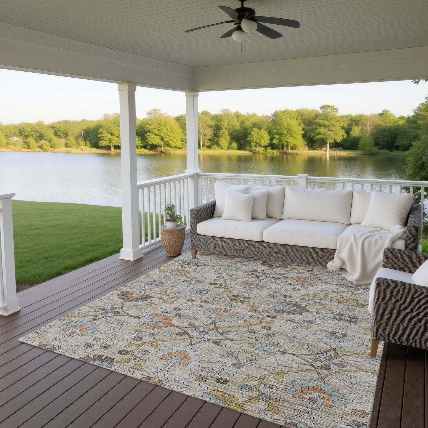 Dalyn Rugs Silk Road  Flax  Transitional