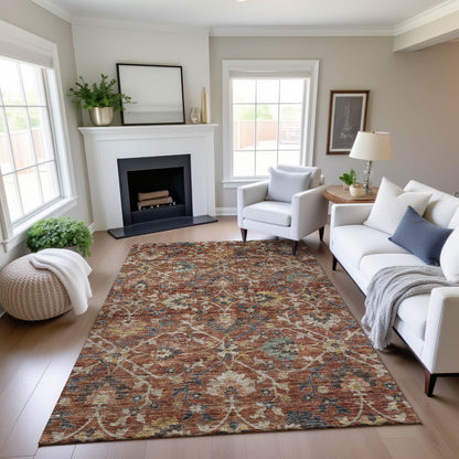 Dalyn Rugs Silk Road  Paprika  Transitional