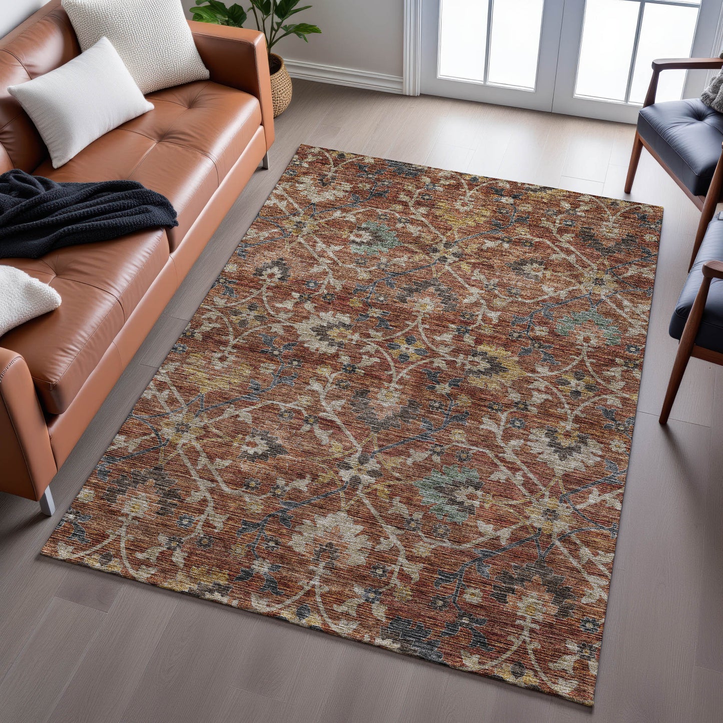 Dalyn Rugs Silk Road  Paprika  Transitional