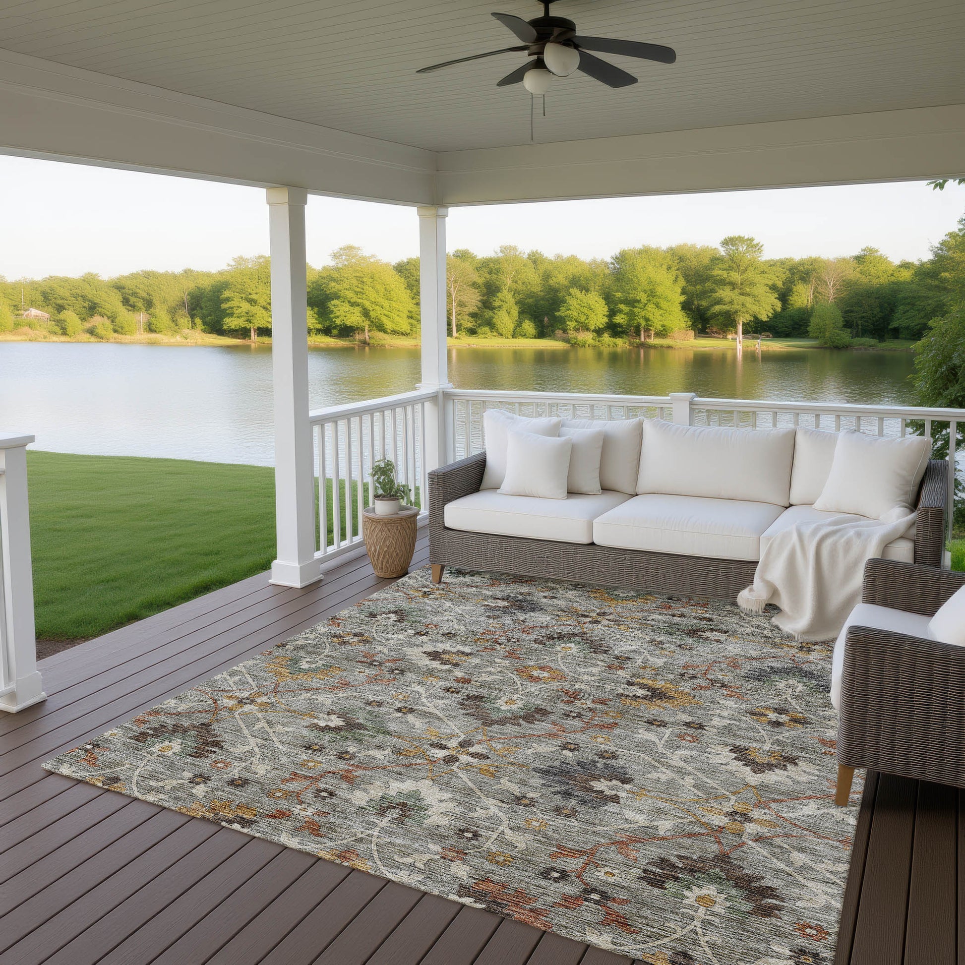 Dalyn Rugs Silk Road  Pewter  Transitional
