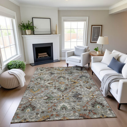 Dalyn Rugs Silk Road  Pewter  Transitional