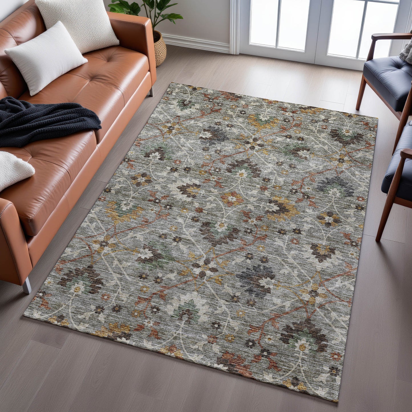 Dalyn Rugs Silk Road  Pewter  Transitional