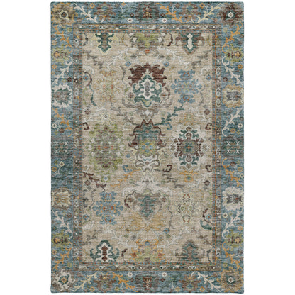 Dalyn Rugs Silk Road  Aqua  Traditional