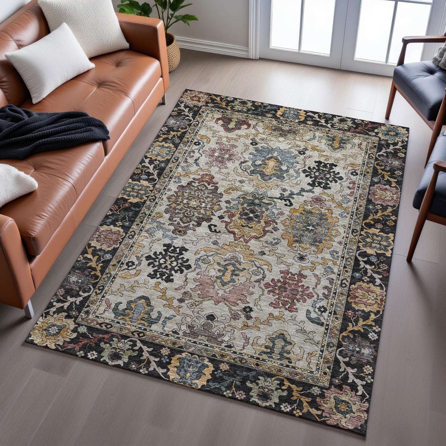 Dalyn Rugs Silk Road  Black  Traditional