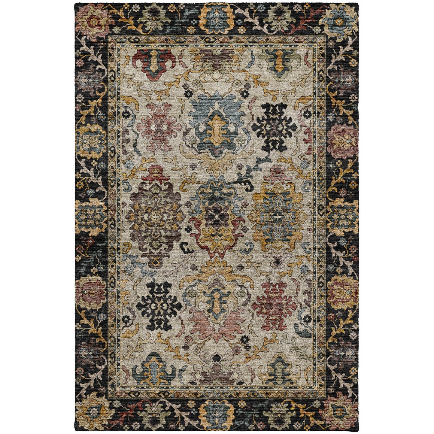 Dalyn Rugs Silk Road  Black  Traditional