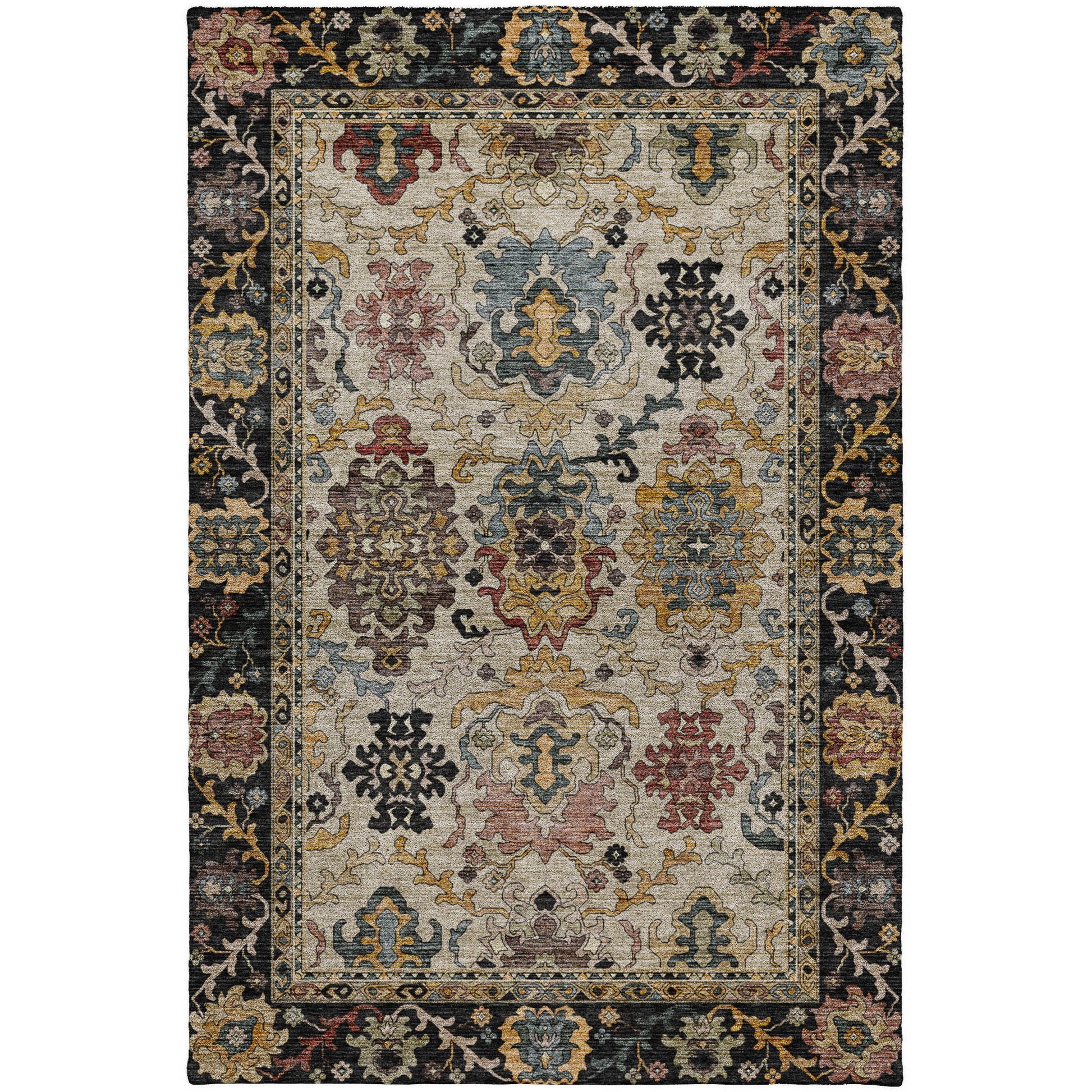 Dalyn Rugs Silk Road  Black  Traditional