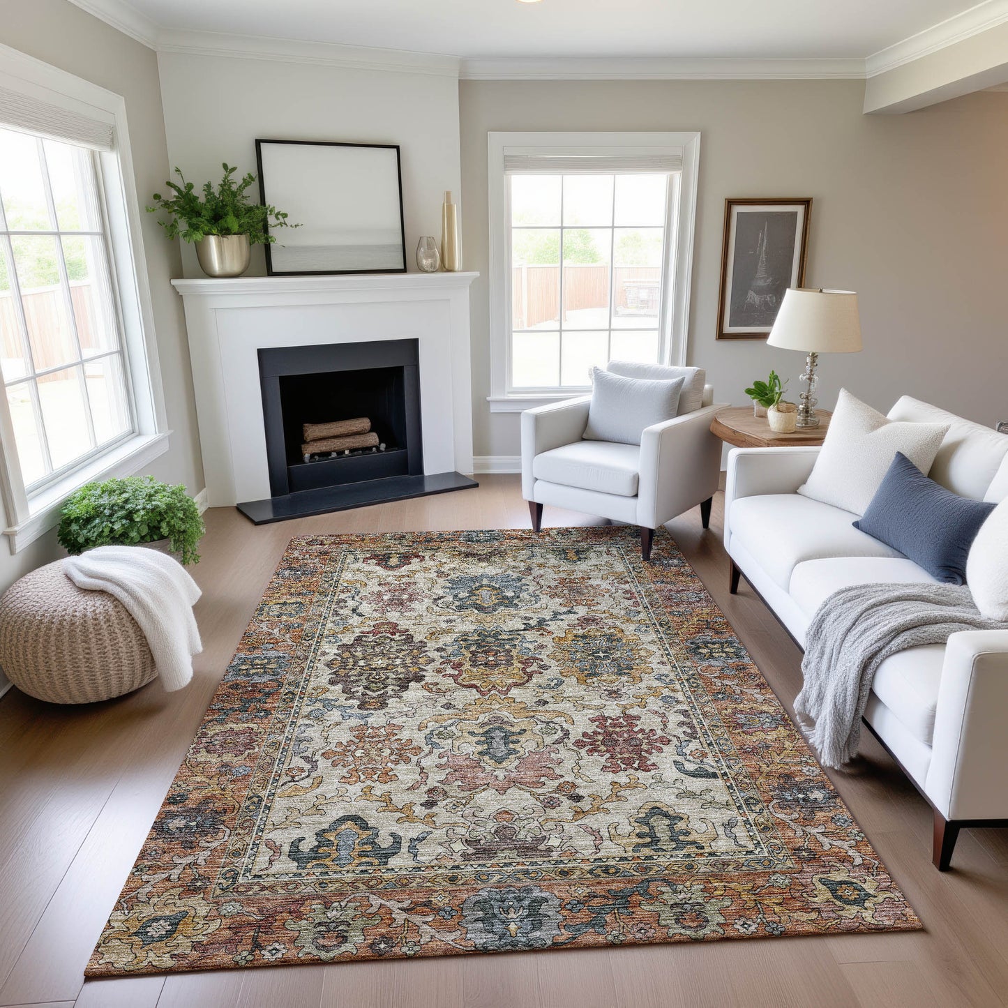 Dalyn Rugs Silk Road  Copper  Traditional