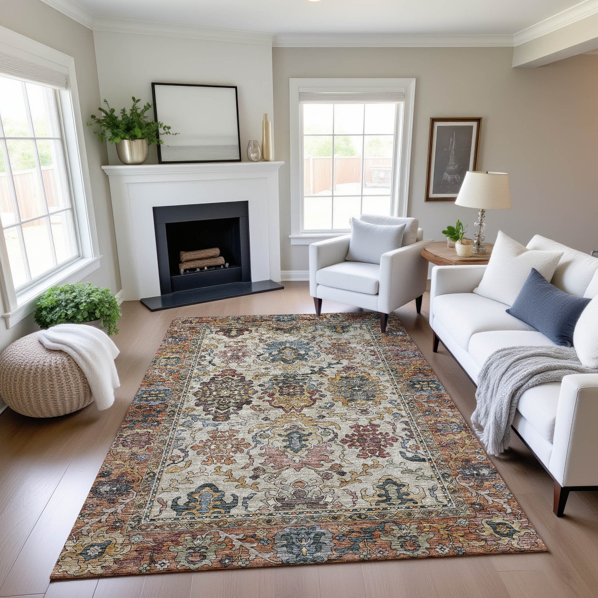 Dalyn Rugs Silk Road  Copper  Traditional