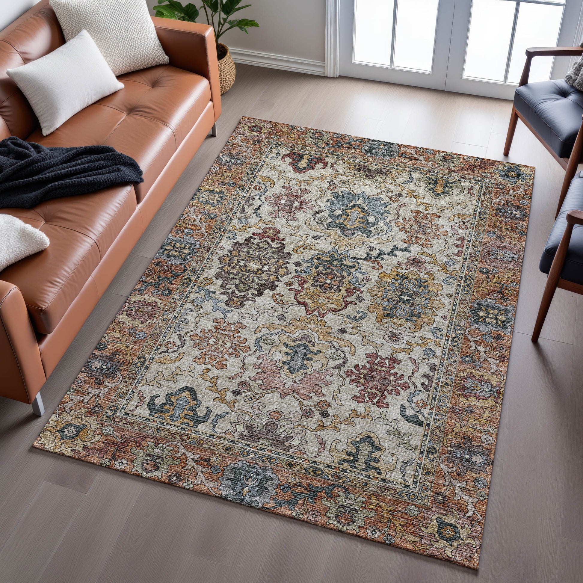 Dalyn Rugs Silk Road  Copper  Traditional