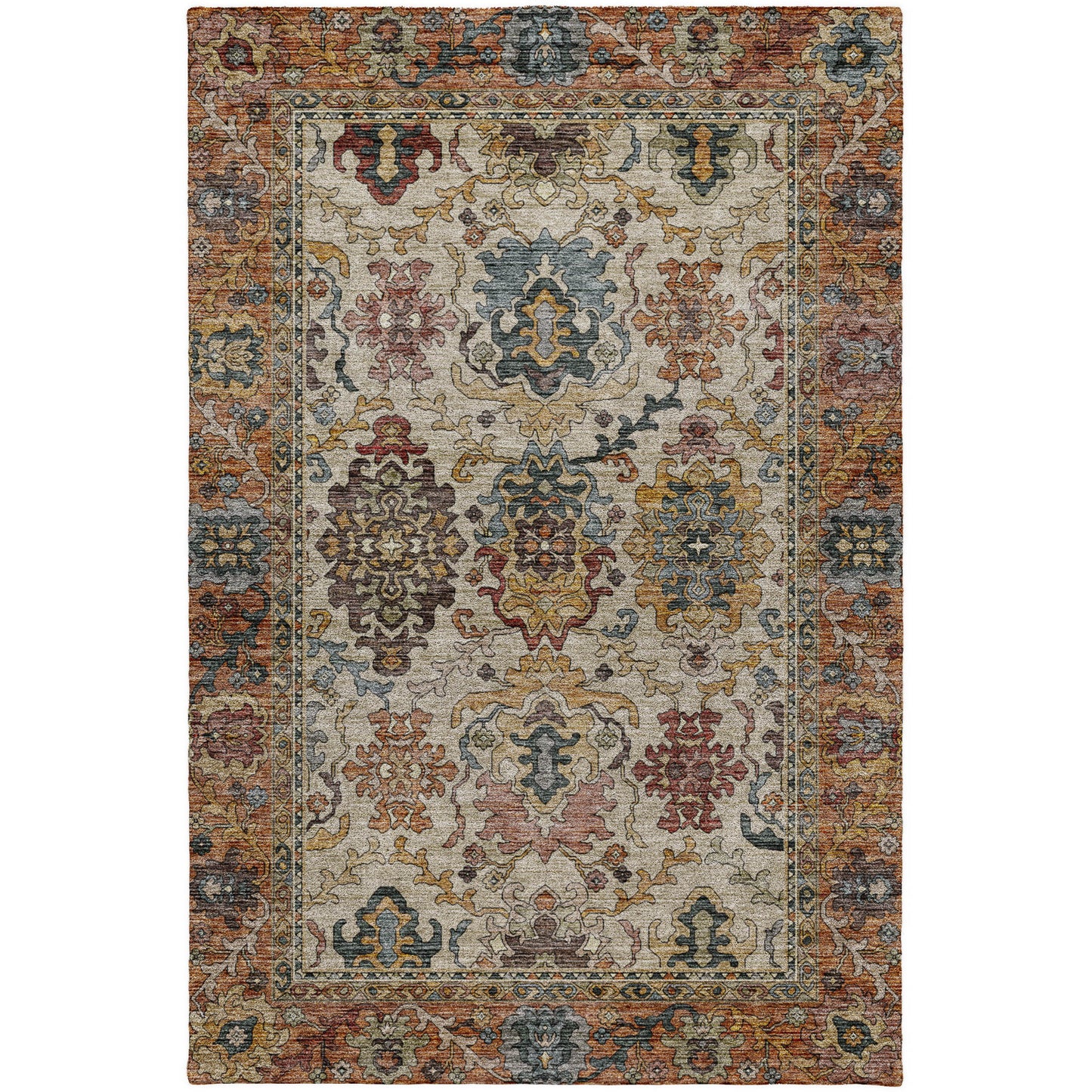 Dalyn Rugs Silk Road  Copper  Traditional