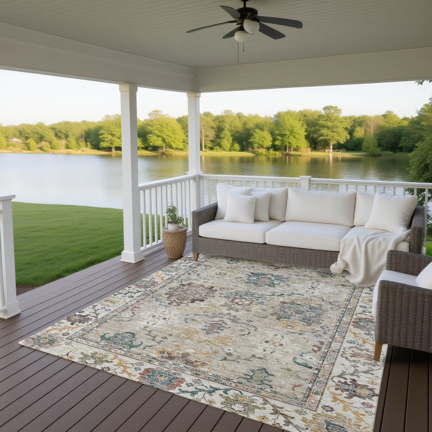 Dalyn Rugs Silk Road  Putty  Traditional