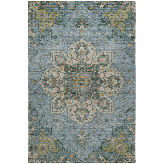 Dalyn Rugs Silk Road  Aqua  Traditional