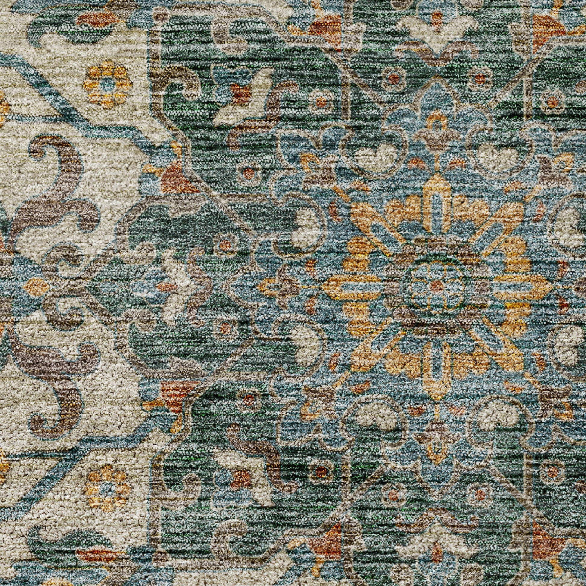 Dalyn Rugs Silk Road  Aqua  Traditional