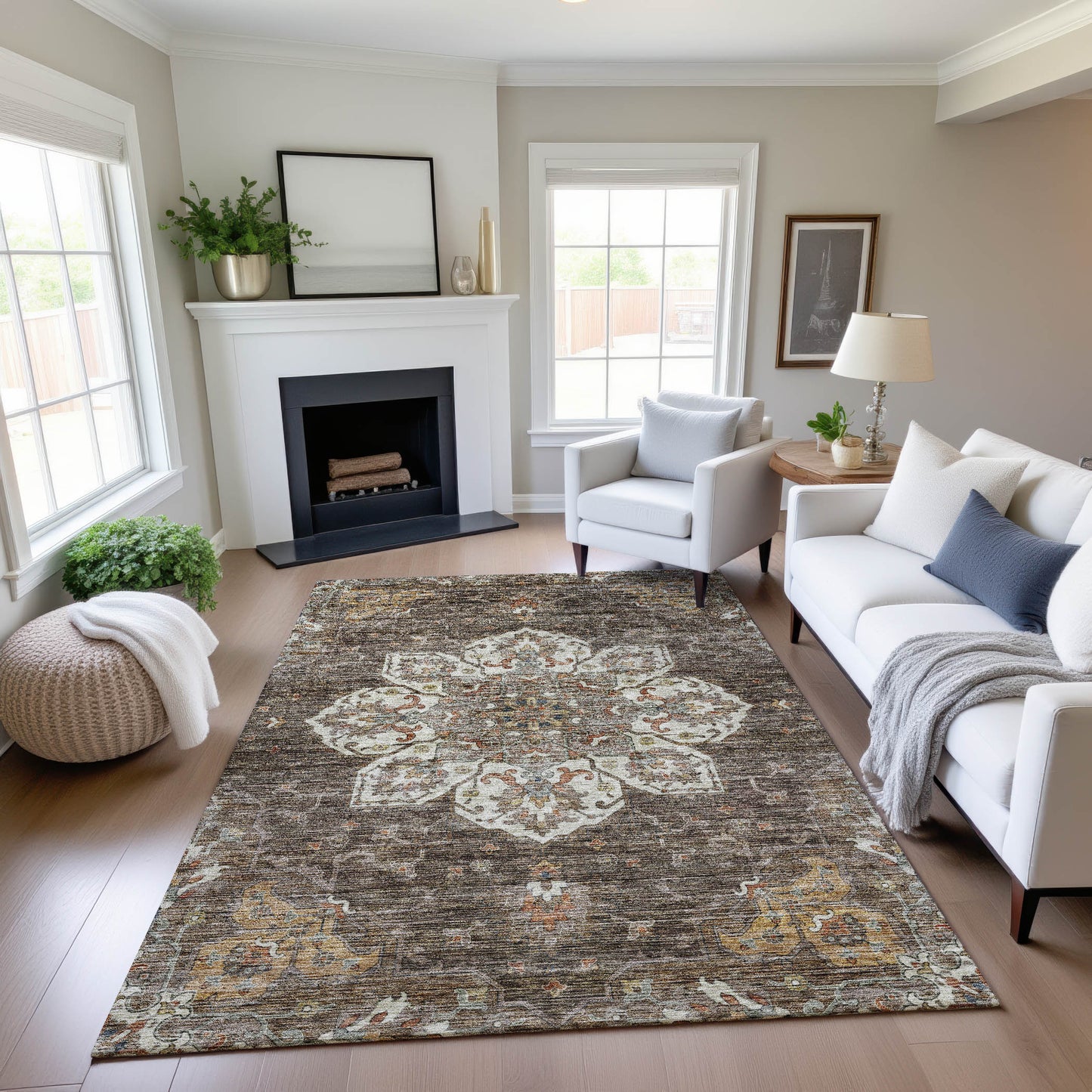 Dalyn Rugs Silk Road  Chocolate  Traditional