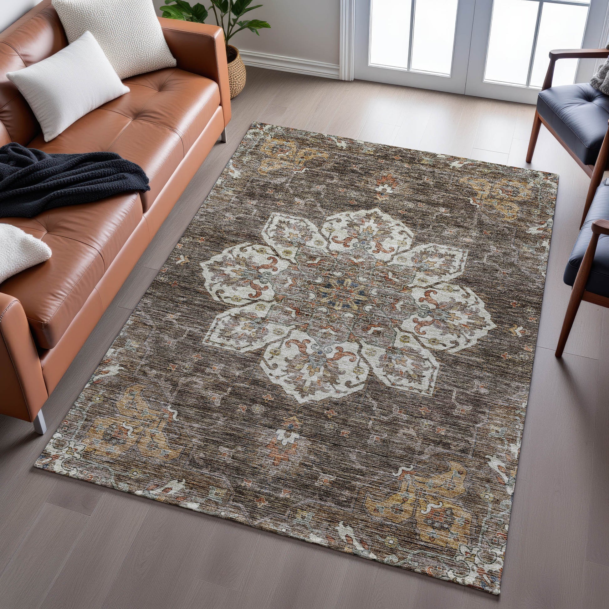 Dalyn Rugs Silk Road  Chocolate  Traditional