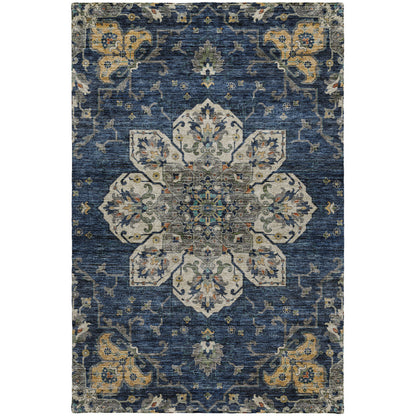 Dalyn Rugs Silk Road  Navy  Traditional