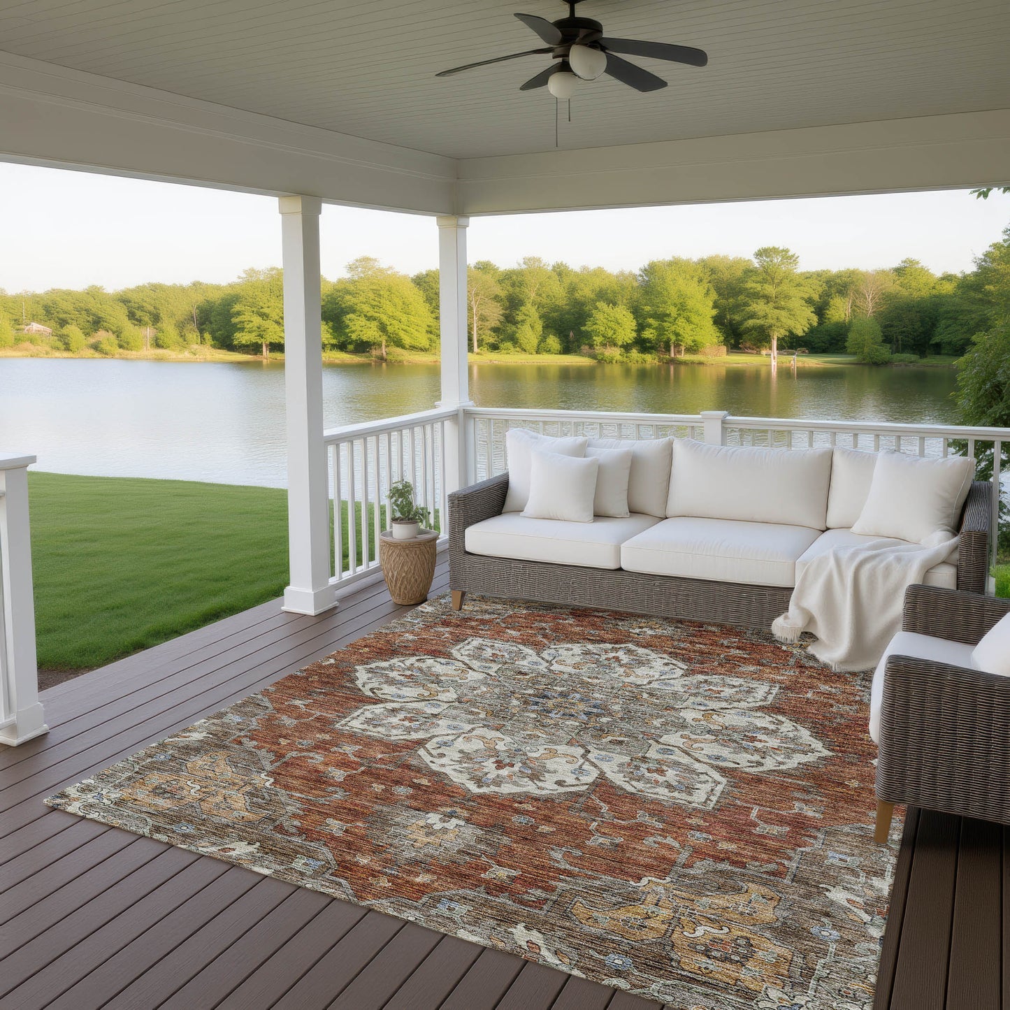 Dalyn Rugs Silk Road  Paprika  Traditional