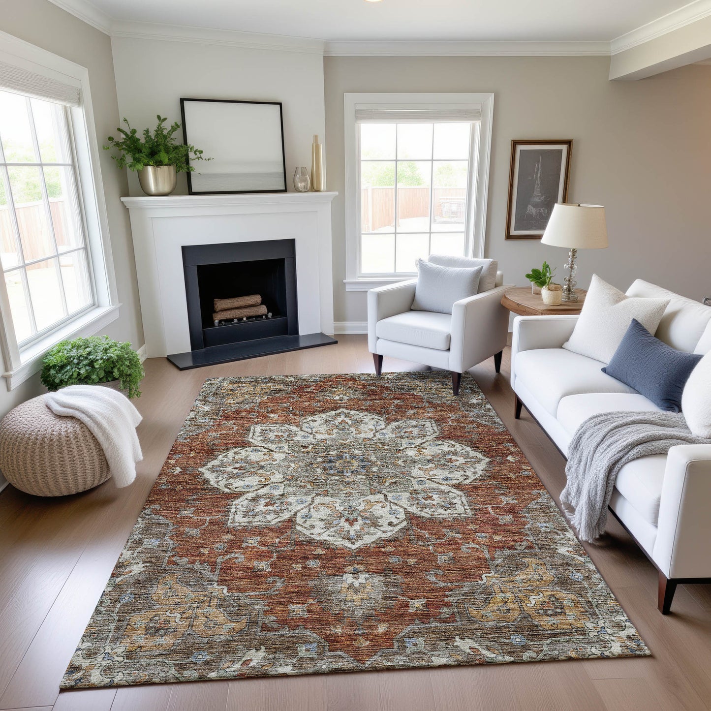 Dalyn Rugs Silk Road  Paprika  Traditional