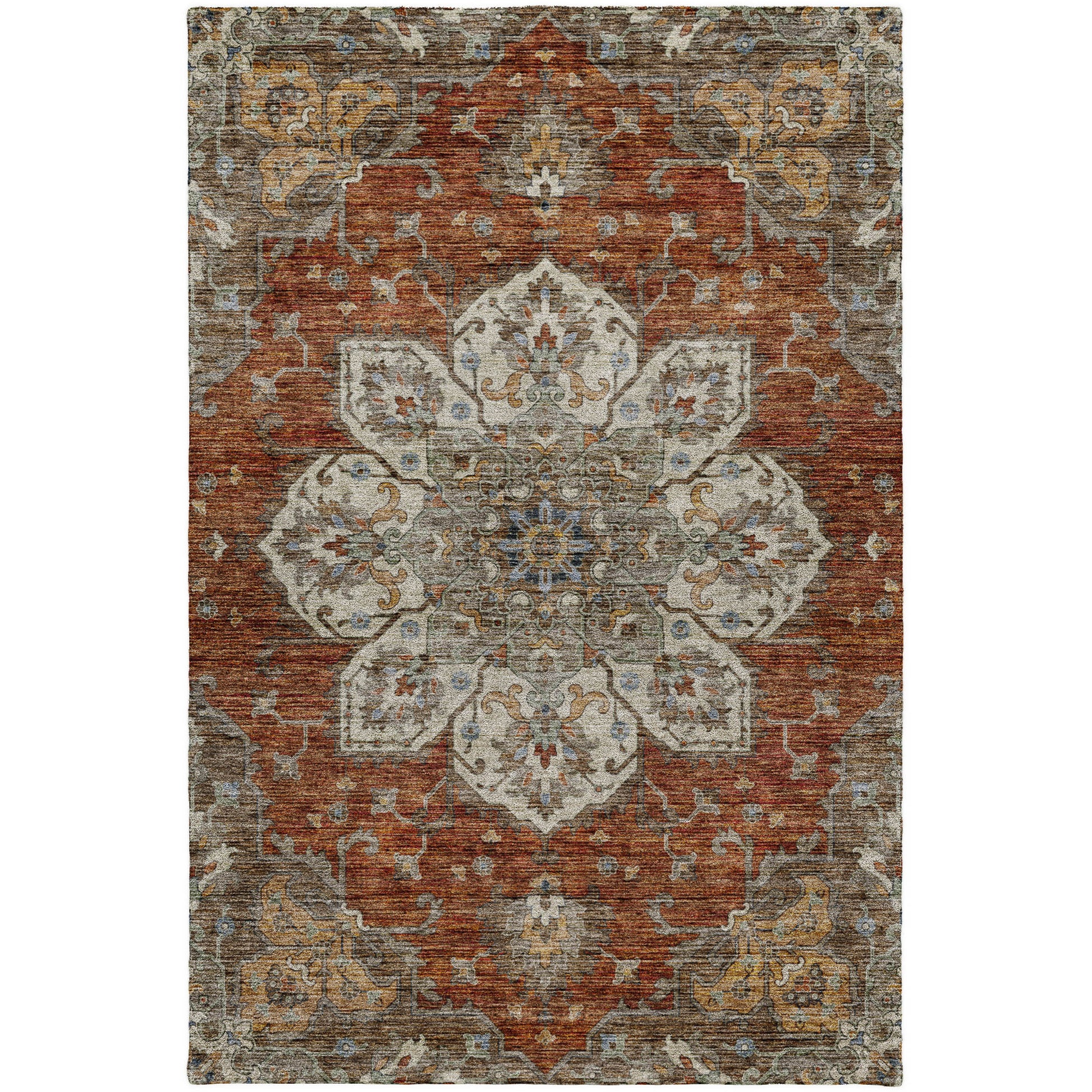 Dalyn Rugs Silk Road  Paprika  Traditional