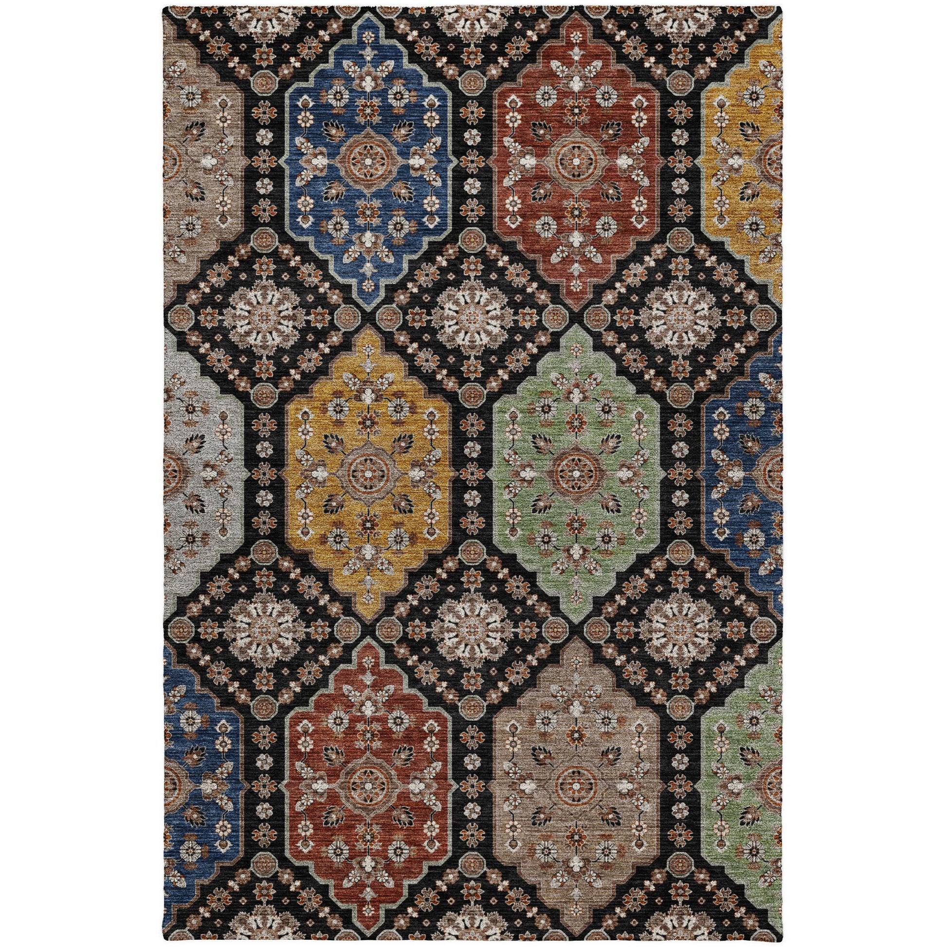 Dalyn Rugs Silk Road  Black  Transitional