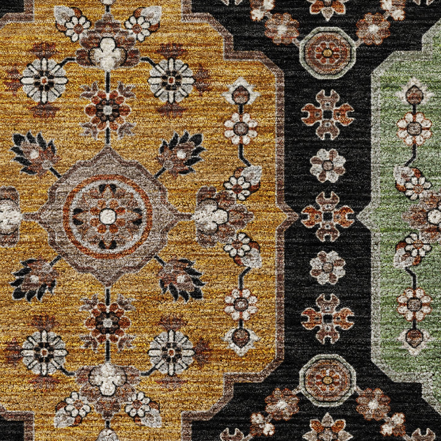 Dalyn Rugs Silk Road  Black  Transitional