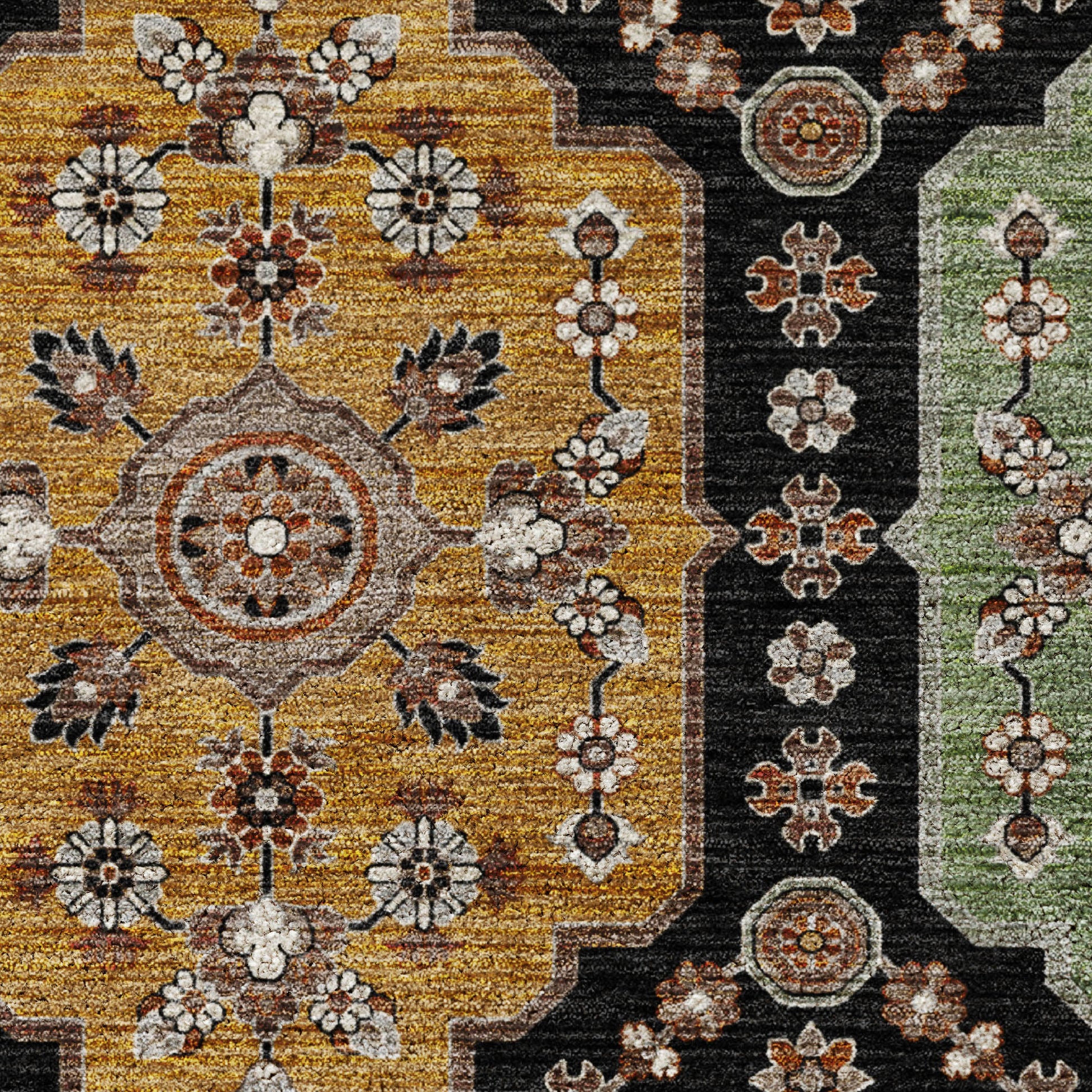 Dalyn Rugs Silk Road  Black  Transitional