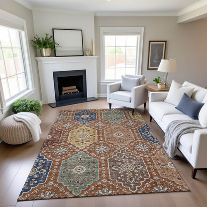 Dalyn Rugs Silk Road  Paprika  Transitional