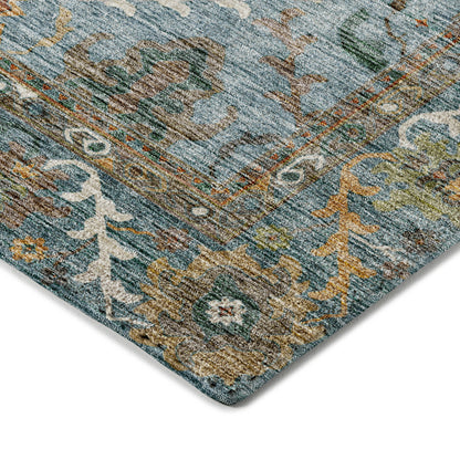 Dalyn Rugs Silk Road  Aqua  Traditional