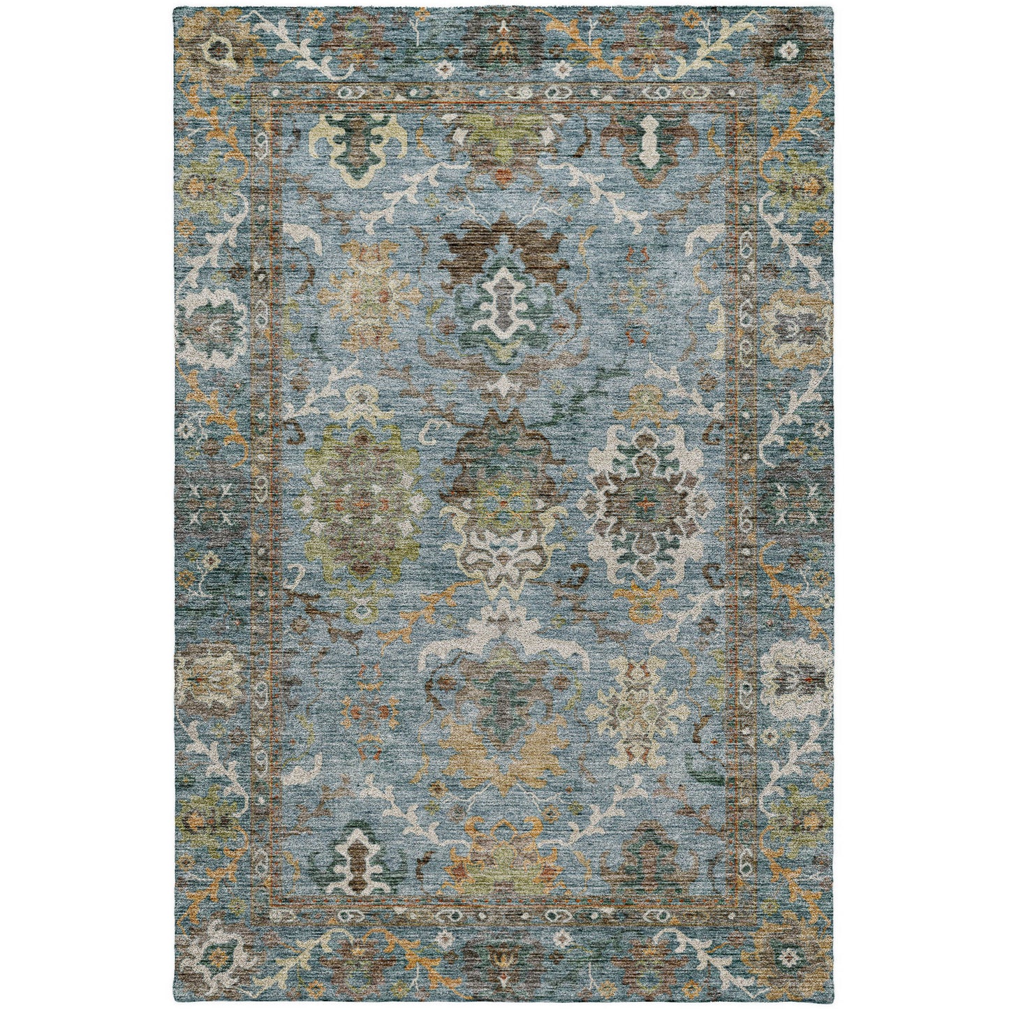 Dalyn Rugs Silk Road  Aqua  Traditional