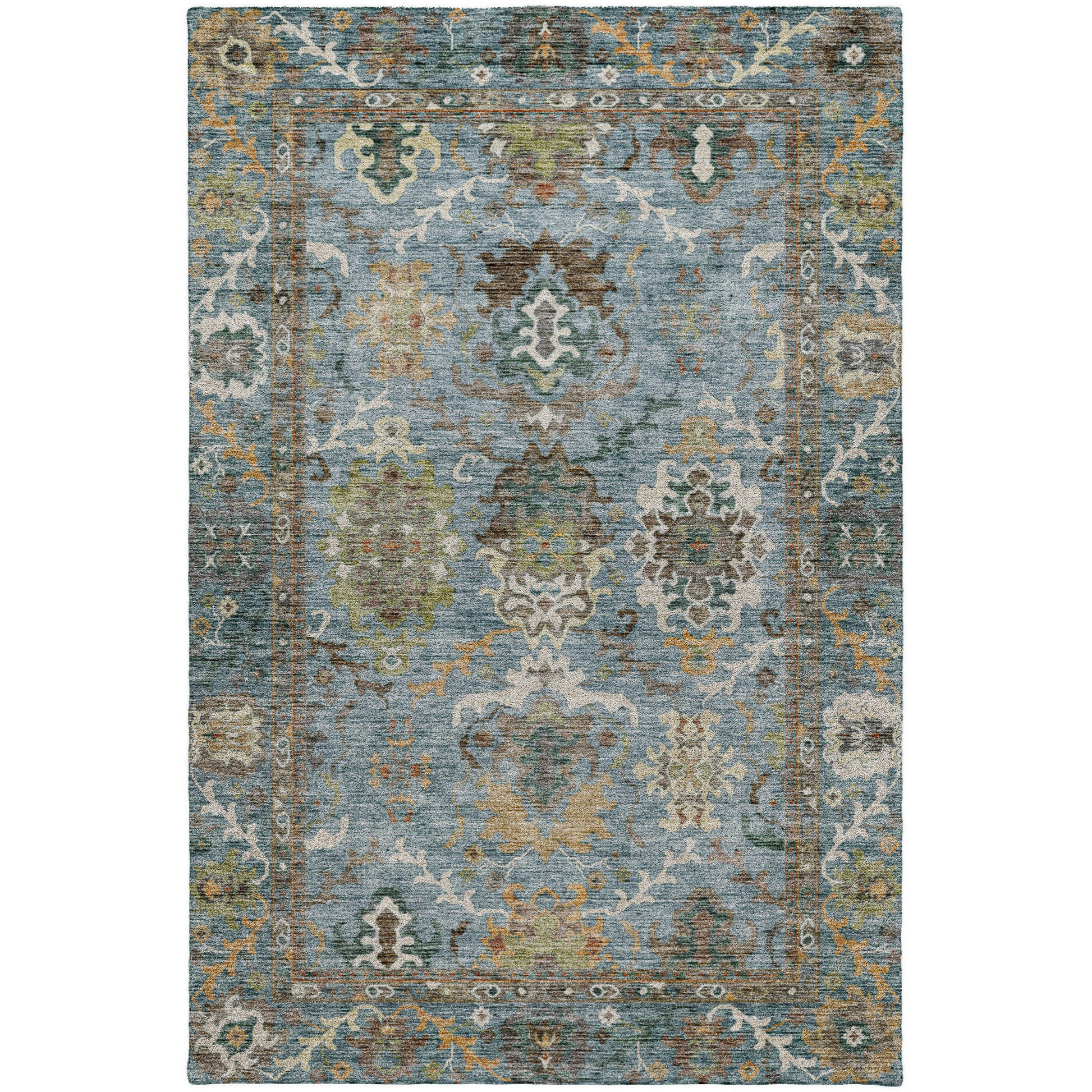 Dalyn Rugs Silk Road  Aqua  Traditional