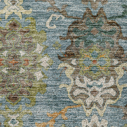 Dalyn Rugs Silk Road  Aqua  Traditional