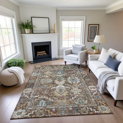 Dalyn Rugs Silk Road  Chocolate  Traditional